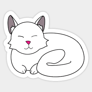 Fluffy Kitty Sticker